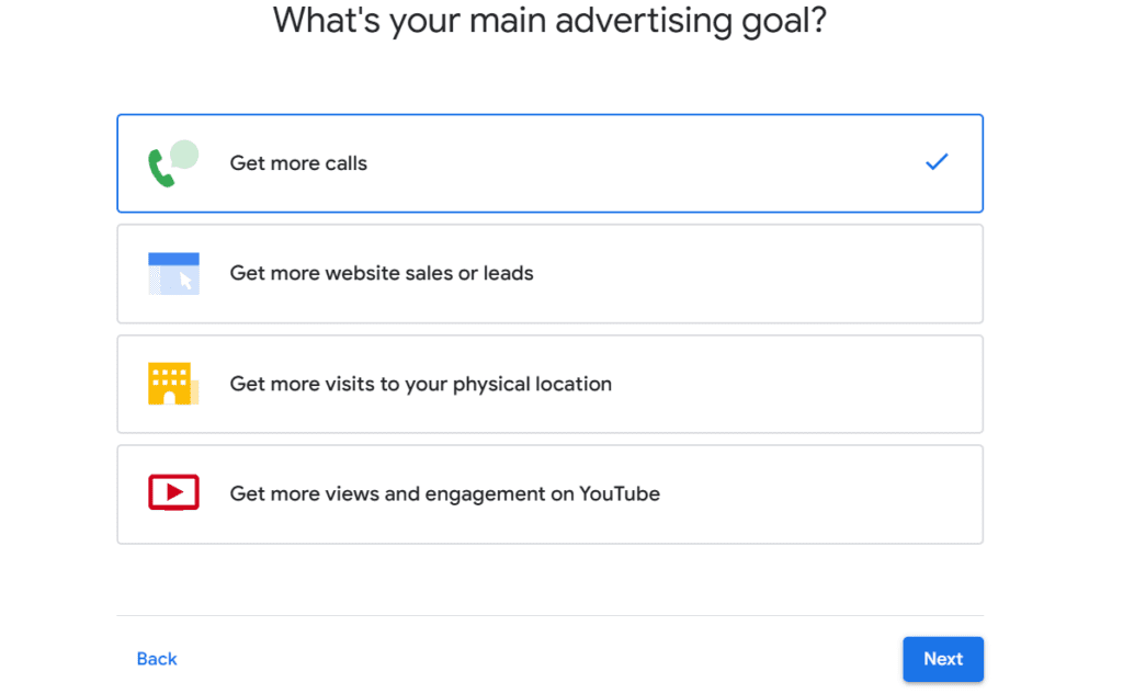 Select your goal, wonkrew